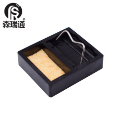 Small square soldering iron stand, bakelite simple soldering iron stand, package delivery, small soldering iron stand, foreign trade selected soldering iron stand