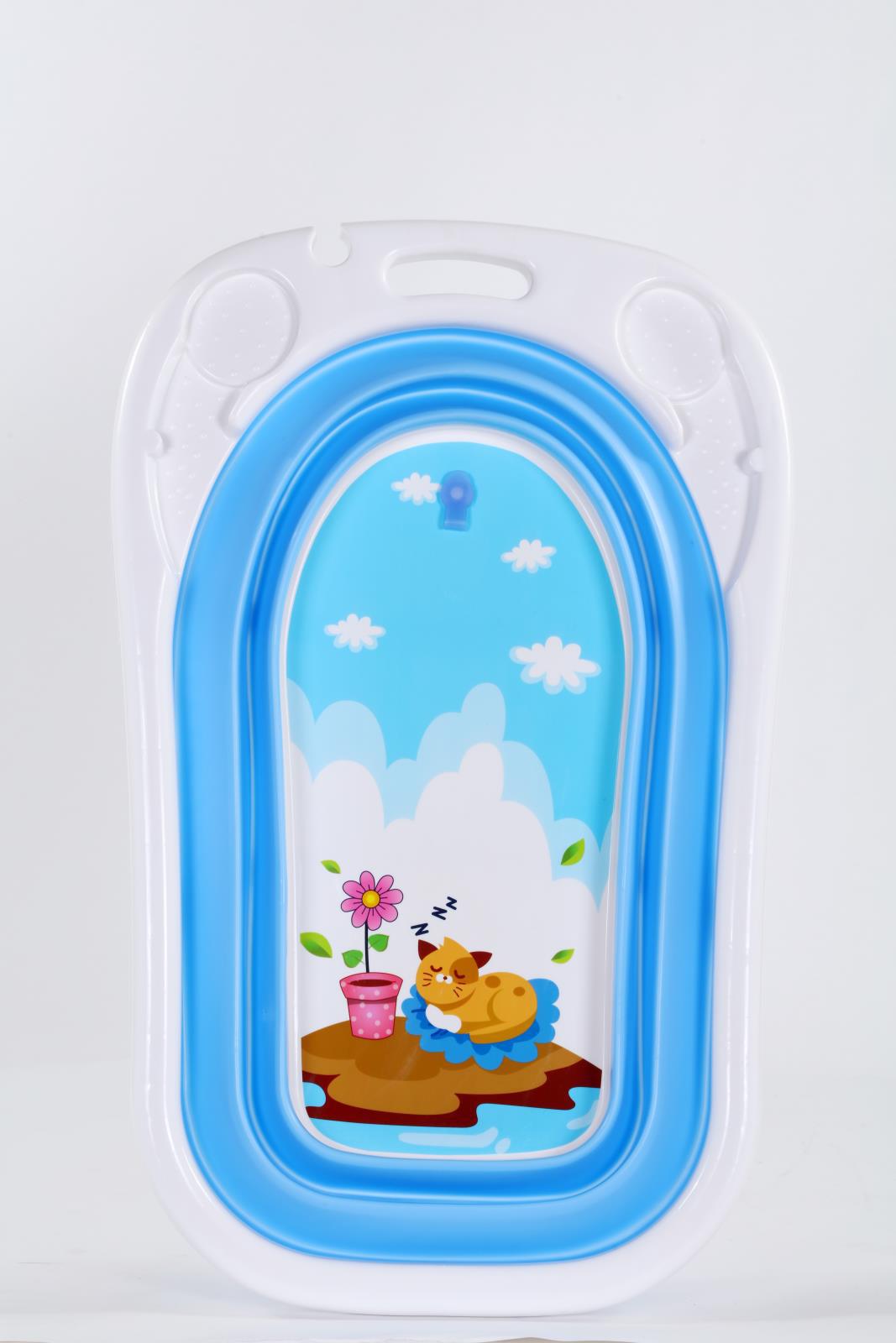 Manufactor Bottom printing fold Bathtub brand new thickening Increase funds baby Bath basin portable baby fold