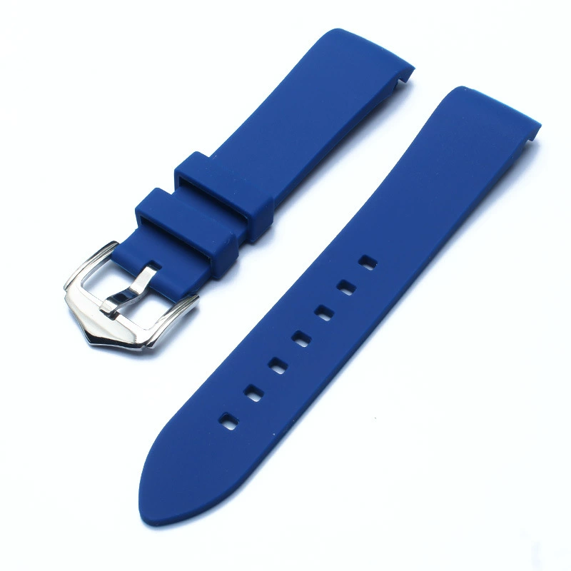 Universal silicone rubber soft waterproof watch strap jade, 20mm