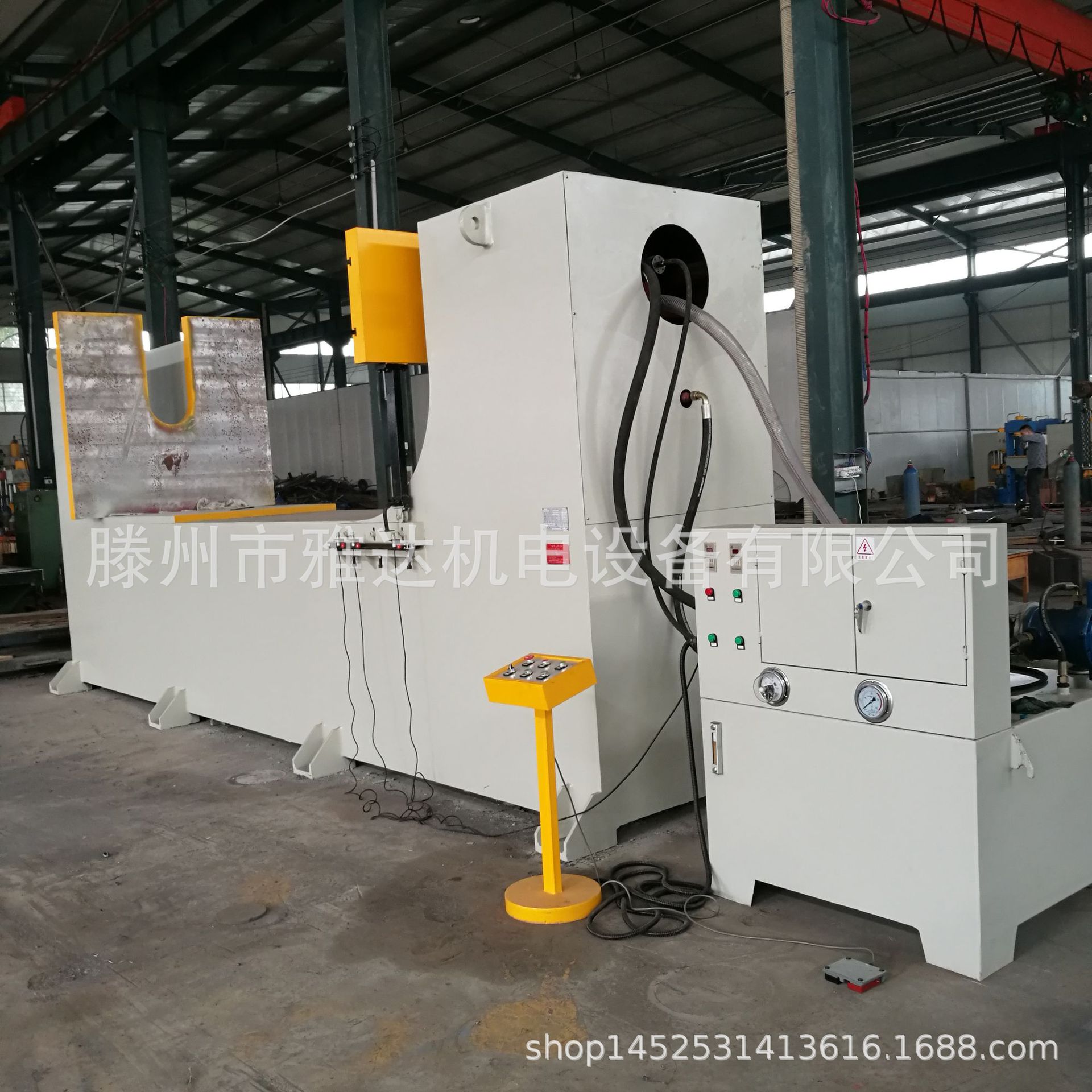 200吨C型卧式单柱液压机    大开口长轴卧式压装液压机压力机