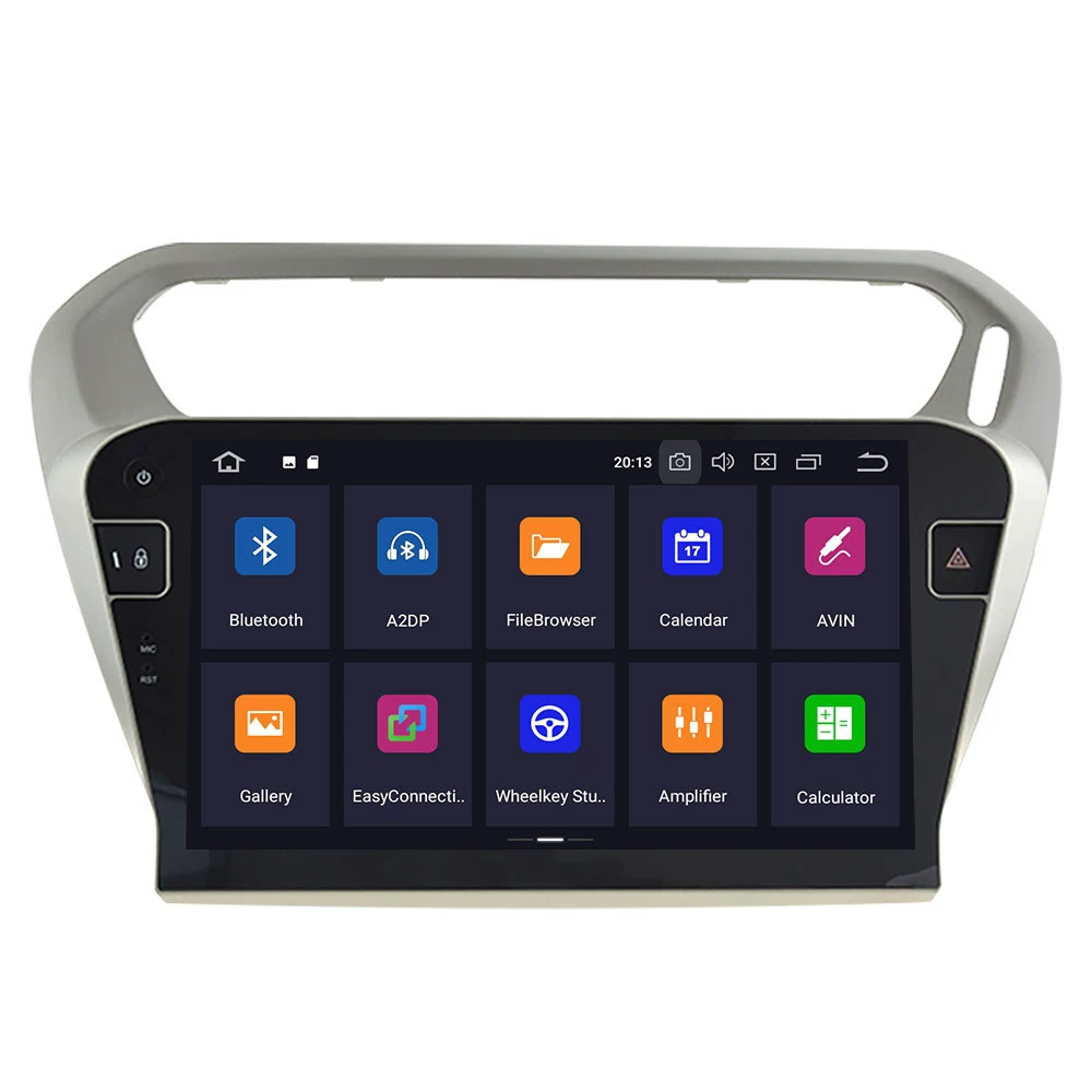Подходит для Peugeot 301 Citroen Alishe 2014-2017 10,1-дюймовый Android большой экран навигации