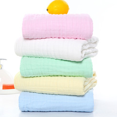 110*110 high-density plain cotton gauze children's quilt, infant and toddler soft and skin-friendly cover, children's water-absorbent towel blanket