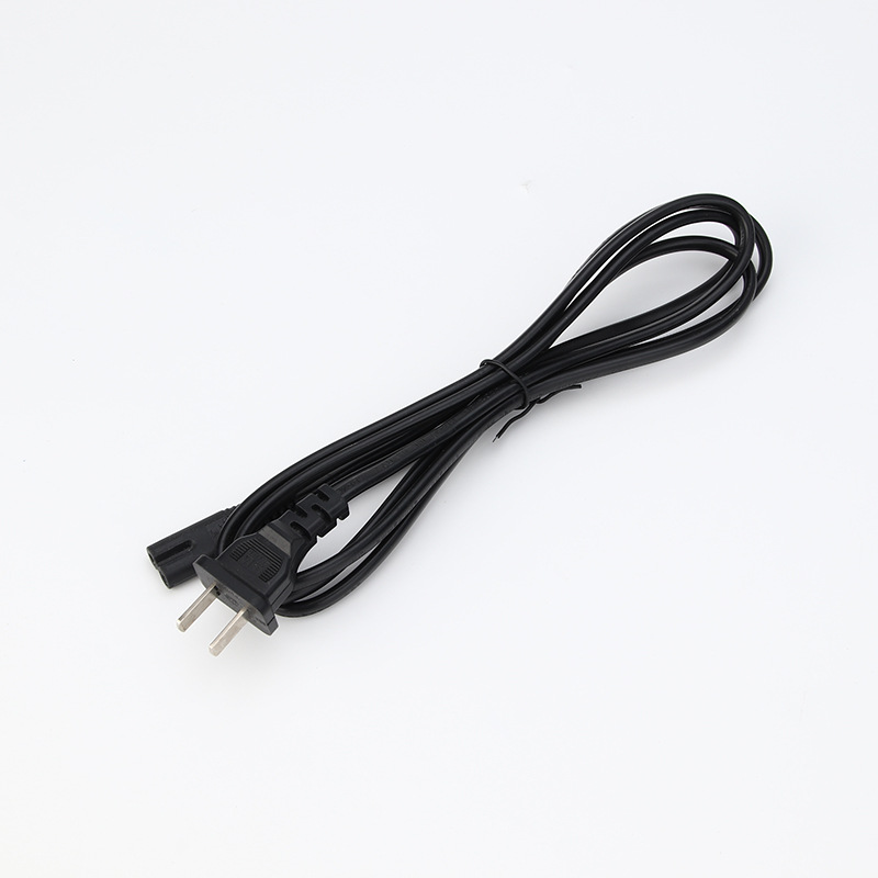 厂家供应 D1-2+SSA-D1-2A电源线8字 全铜二芯线八字尾电源线