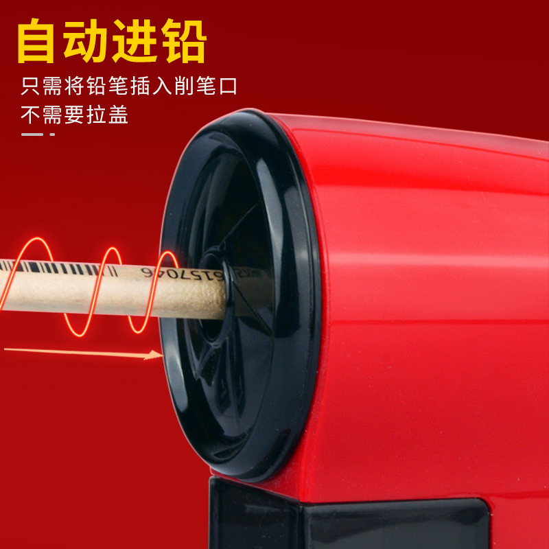 Sanmu X20 sacapuntas automático de alimentación automática de plomo Sacapuntas de lápiz Sacapuntas de plástico Sacapuntas de lápiz de mano estudiante sacapuntas