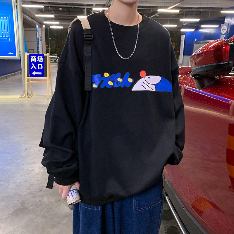 Men's Long-Sleeved T-Shirt Autumn Sweater Round Neck T-Shirt Cotton Autumn Clothes Base Shirt Fashionable T-Shirt Autumn Clothes