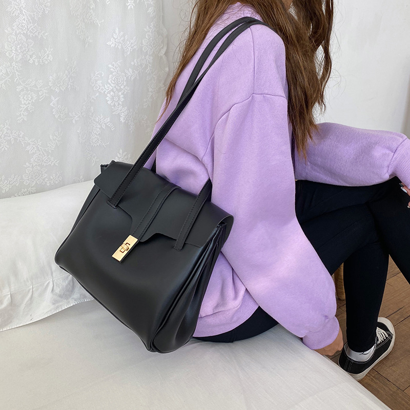 Borsa a tracolla alla moda in morbida pelle per le donne in autunno e inverno, nuova tracolla extra_voghion.com