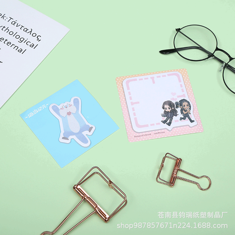 Factory wholesale animal special-shaped sticky notes n times sticky notes sticky notes portable message Notes Note pad