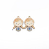 Cartoon metal golden accessory for princess, “Frozen”