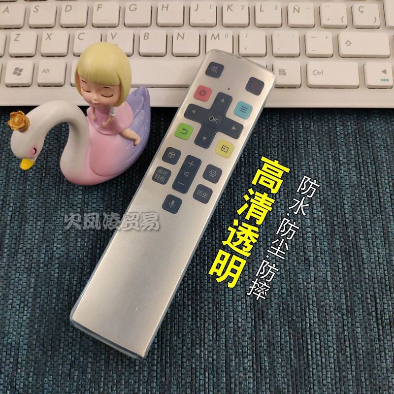 Подходит для TCL Защитная крышка пульта дистанционного управления RC801S Крышка голосового пульта дистанционного управления 65x2 55x3 Силиконовая крышка HD