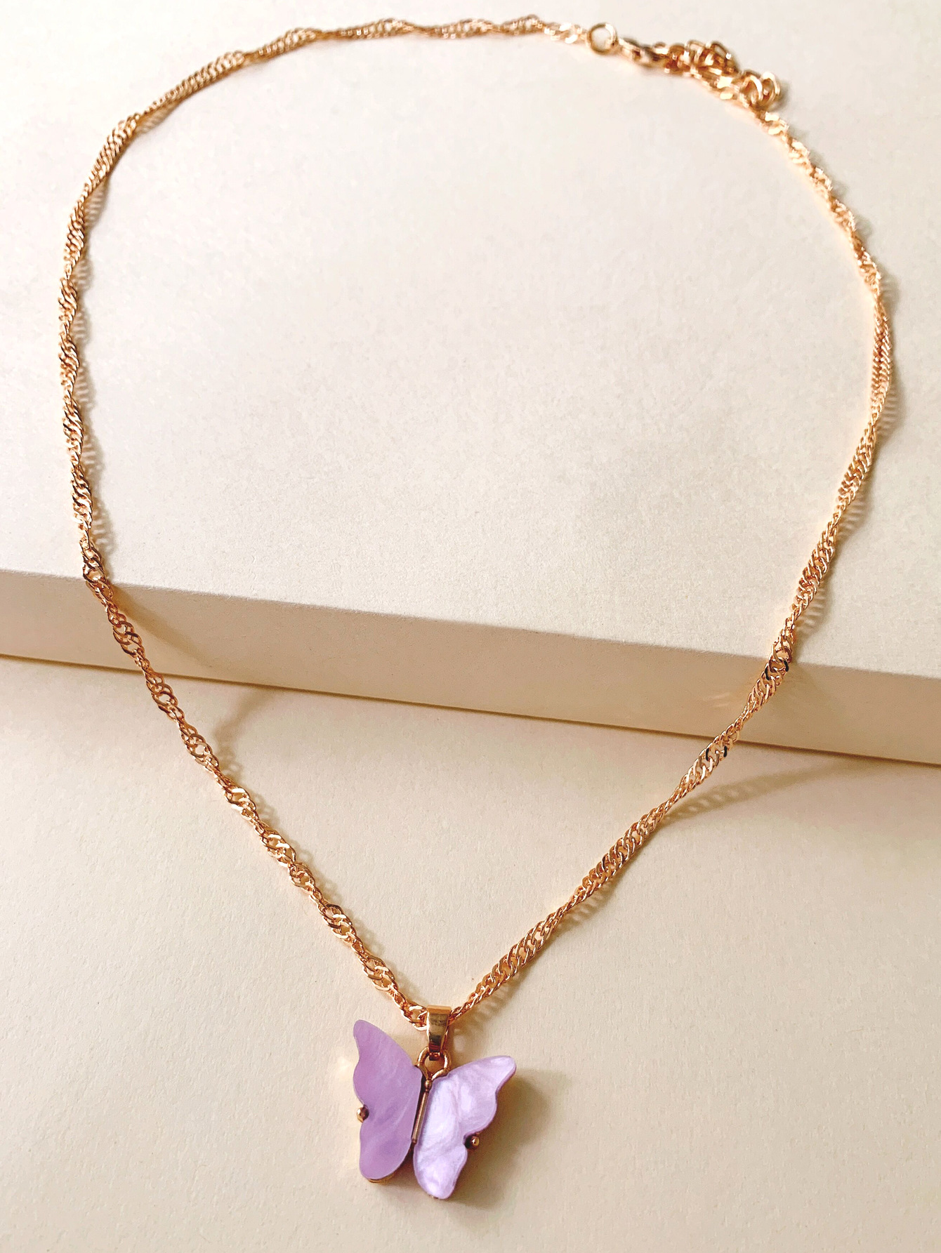 Fashion Wild Accessories Popular Color Butterfly Necklace Clavicle Chain Wholesale Nihaojewelry display picture 55