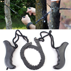 Outdoor convenient hand chain saw, garden logging wire saw, camping EDC survival chain saw