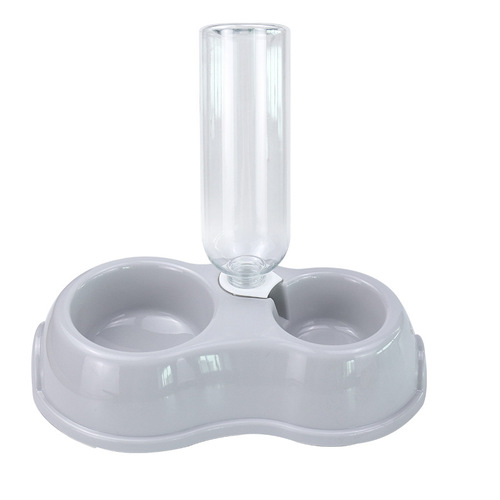 Manufacturer's new pet drinking water feeder pet double bowl 500ML drinking fountain cat bowl pet supplies