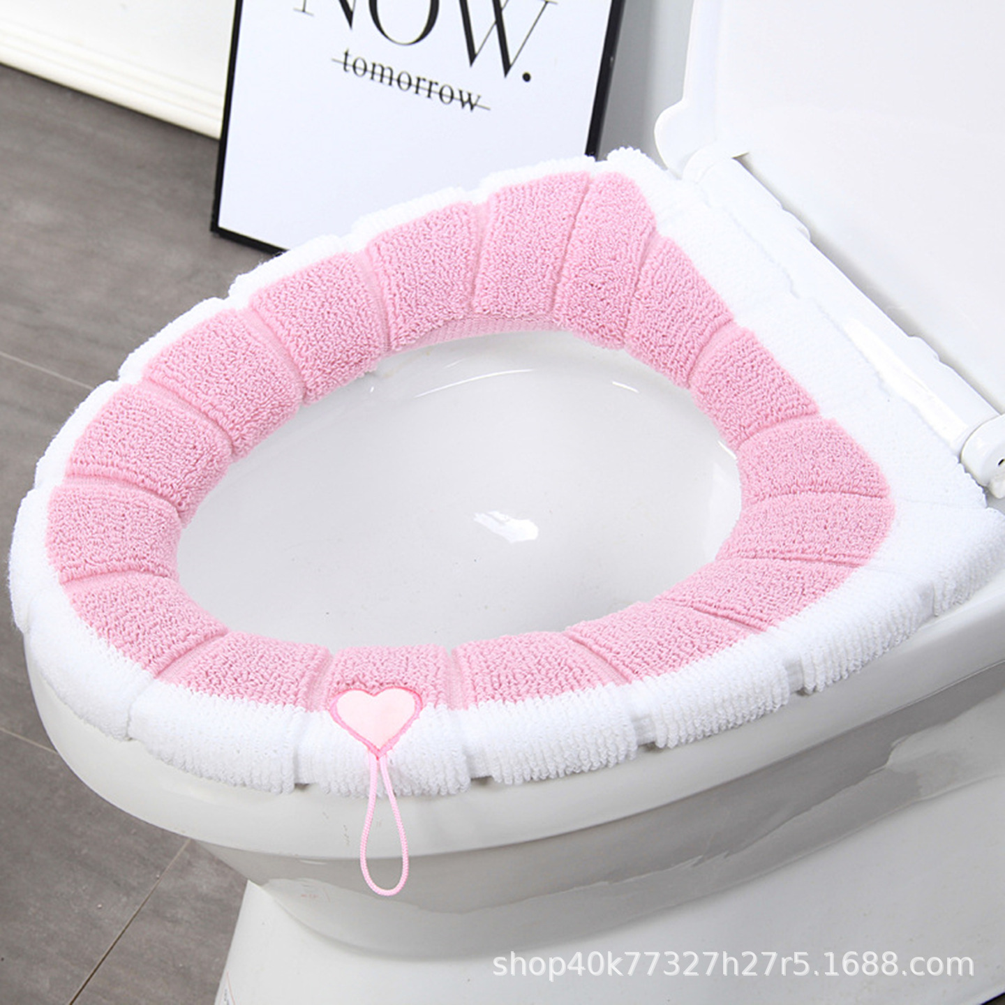 源頭廠家秋冬坐便墊加絨加厚坐便套馬桶墊o型坐墊馬桶圈套便墊