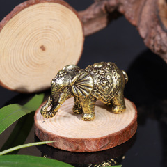 Copper Elephant Ornament, Pure Copper, Lucky Money, Fortune Telling, Feng Shui Elephant, Good Luck, Home Decoration, Pure Copper Tea Pet