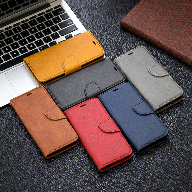 Suitable for Samsung sheep pattern S10 S9 J330 mobile phone protective case mobile phone leather case