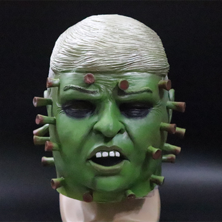 Halloween horror props virus máscara mascarada parodia miedo látex máscara sombrerería