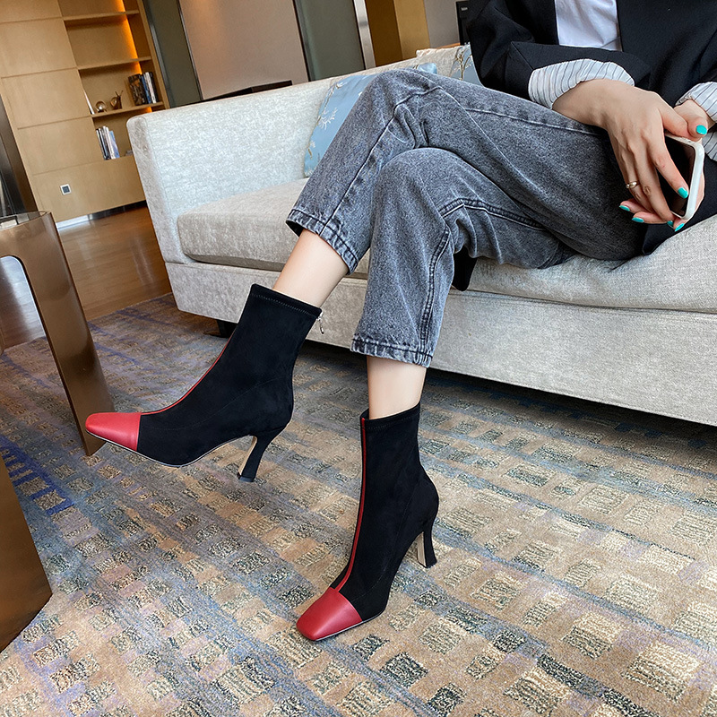 Chiko Dannah Square Toe Stiletto Boots