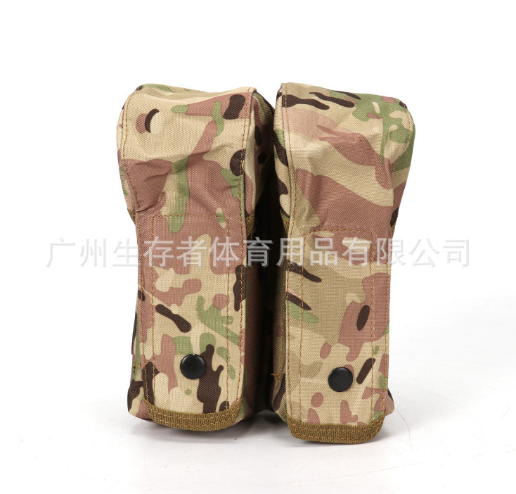 Bolsa de doble bala AK bolsa de accesorios tácticos chaleco bolsa de camuflaje bolsa de accesorios MOLLE bolsa de doble bala
