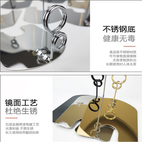 Hardware advertising clip cake bread price clip commodity price tag bakery price tag boutique metal clip