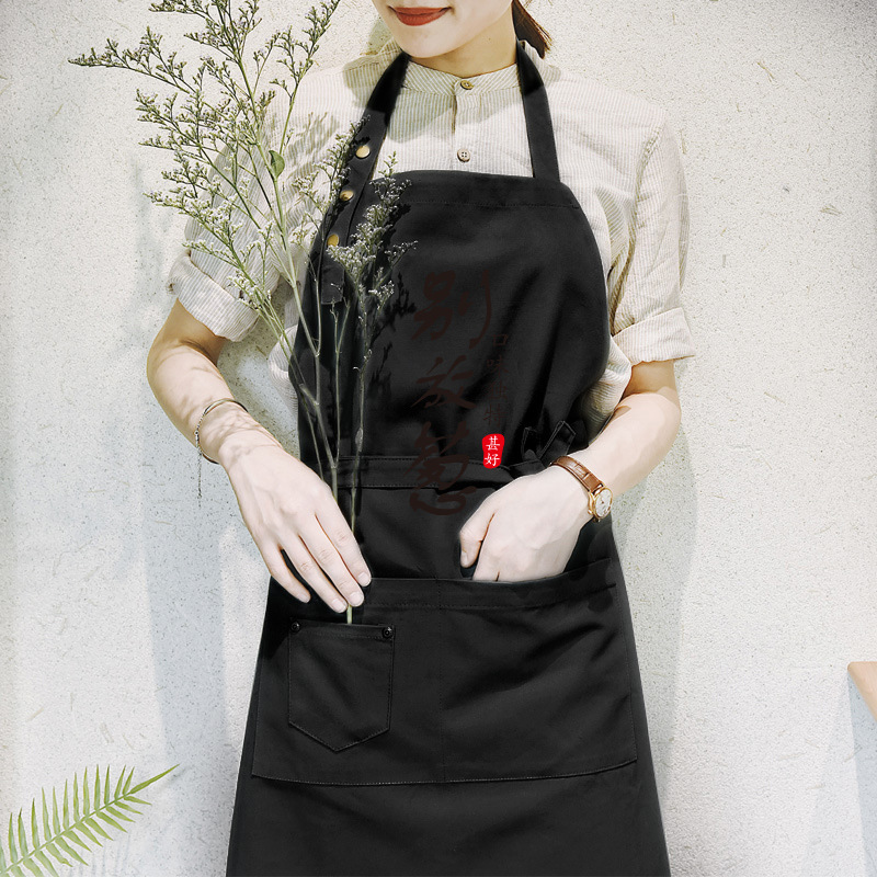 Delantal impermeable cocina de moda coreana olla caliente cafetería ropa de trabajo impermeable sobretodo casa cocina delantal sin mangas