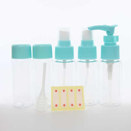 Travel cosmetics bottle, 7-piece bottle set, skin care product bottle, lotion bottle, cream bottle, spray bottle set