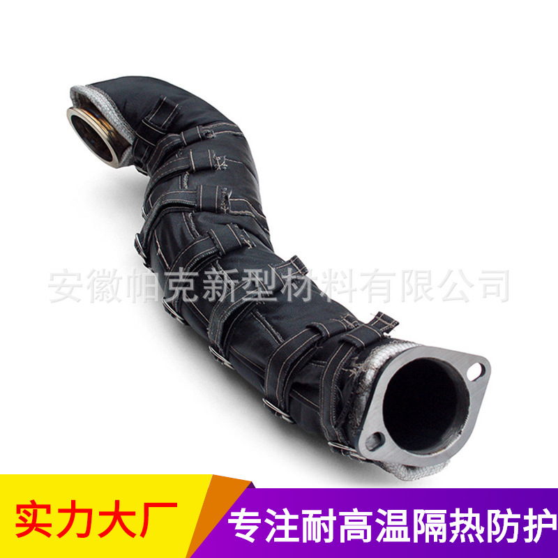 柴油机组排气管隔热套 排气管隔热棉 可拆卸式脱卸式耐高温缠绕带