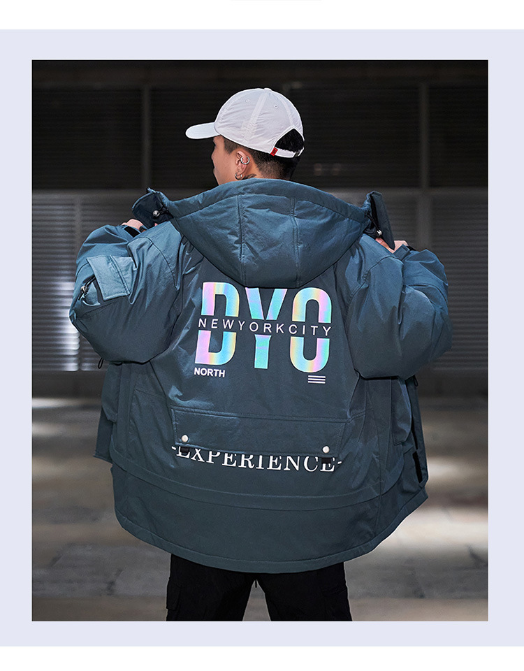 Men's Jacket High End Silk Cotton Trendy Winter Coat For Men_voghion.com