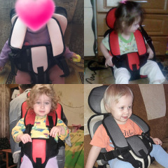 Car child safety belt shoulder pads, child seat belt holder, cute anti-strain stroller shoulder pads