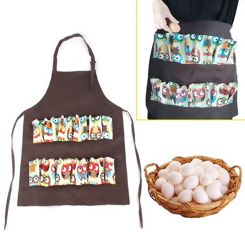 Cross-border new product manufacturer direct supply chicken, duck and goose egg collection apron, egg collection multi-pocket egg collection bag