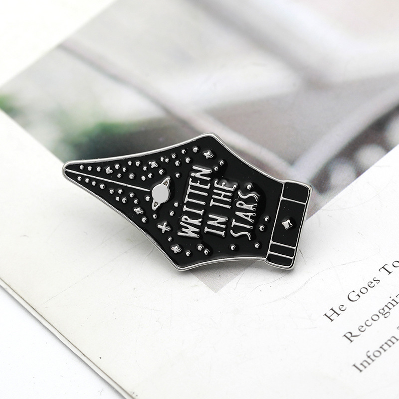 Fashion Written Stars Pen Brooch Written  Stars Women Wholesale Nihaojewelry display picture 4