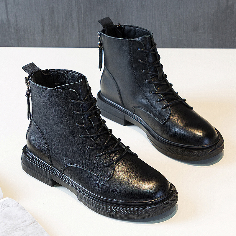 Mã D4880 Giá 990K: Giày Boot Cổ Thấp Nữ Wedus Hàng Mùa Xuân Thu Đông Giày Dép Nữ Chất Liệu Da Bò G03 Sản Phẩm Mới, (Miễn Phí Vận Chuyển Toàn Quốc).