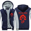 Clothing, sweatshirt, jacket, warm demi-season hoodie with zipper suitable for men and women, increased thickness