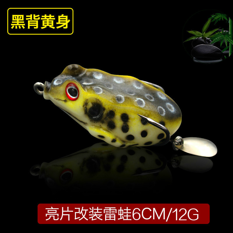 Floating Frogs Lures Soft Plastic Frog Baits Fresh Water Bass Swimbait Tackle Gear