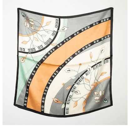 Südkoreas Dongdaemun-Imitation, neuer bedruckter kleiner Seiden-Halsschutz für Damen, vielseitiger Instagram-Halsschutz für Frühling und Herbst_voghion.com