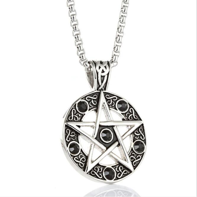 Pendant Necklace For Men Personalized Titanium Stainless Steel_voghion.com