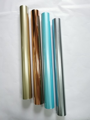 Imported gilt paper Cosmetics Plastic shell Gilding Fog light Shallow blue matte gold foil coffee Copper Bronzing film