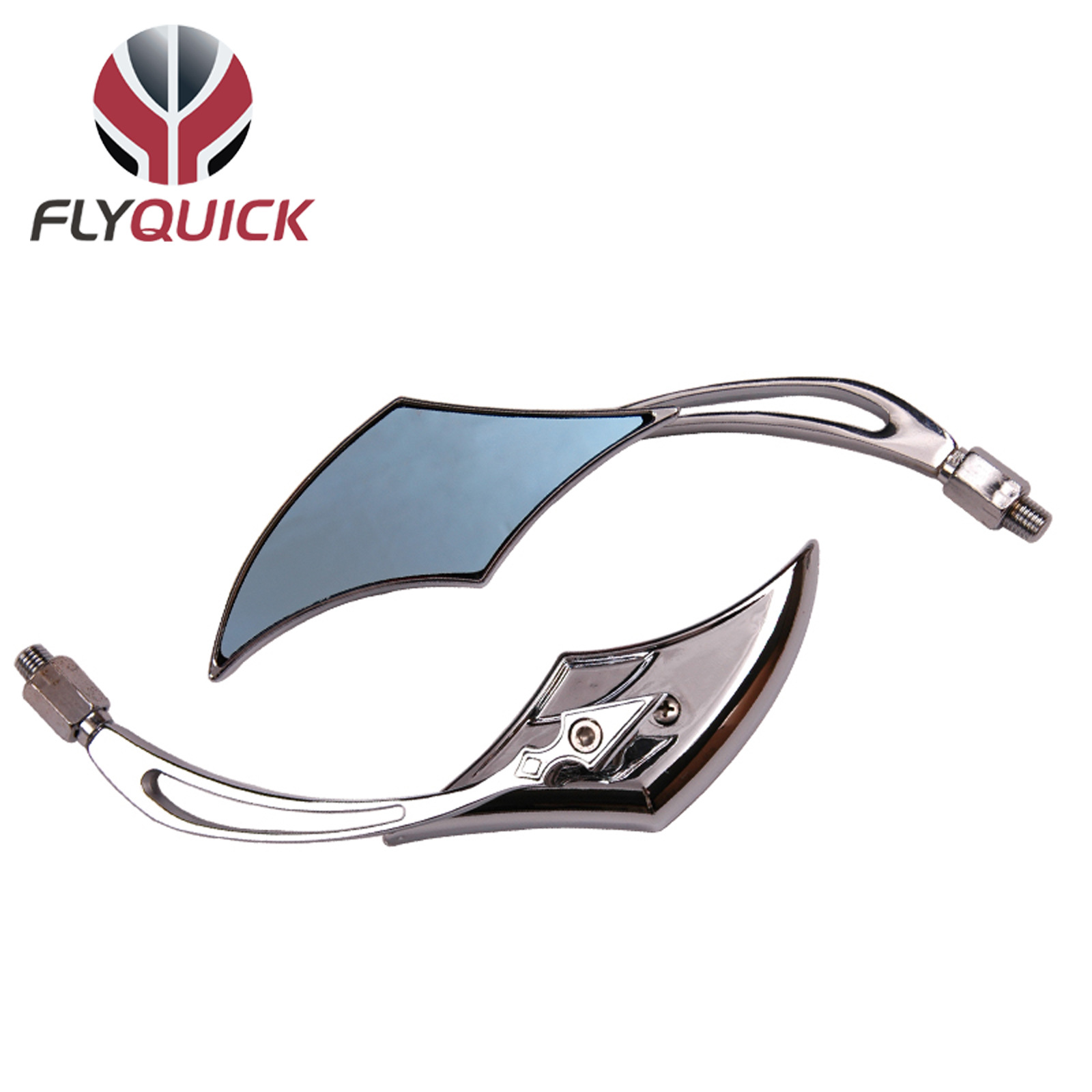 Espejo retrovisor universal modificado para motocicletas y vehículos eléctricos FLYQUICK, para comercio electrónico transfronterizo.
