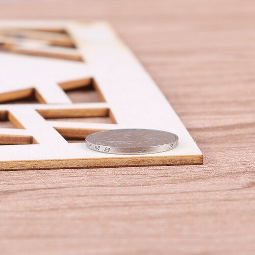 Chinese style wood chip wood hanging blank handmade hanging decoration kindergarten creative characteristic school environment layout decoration materials