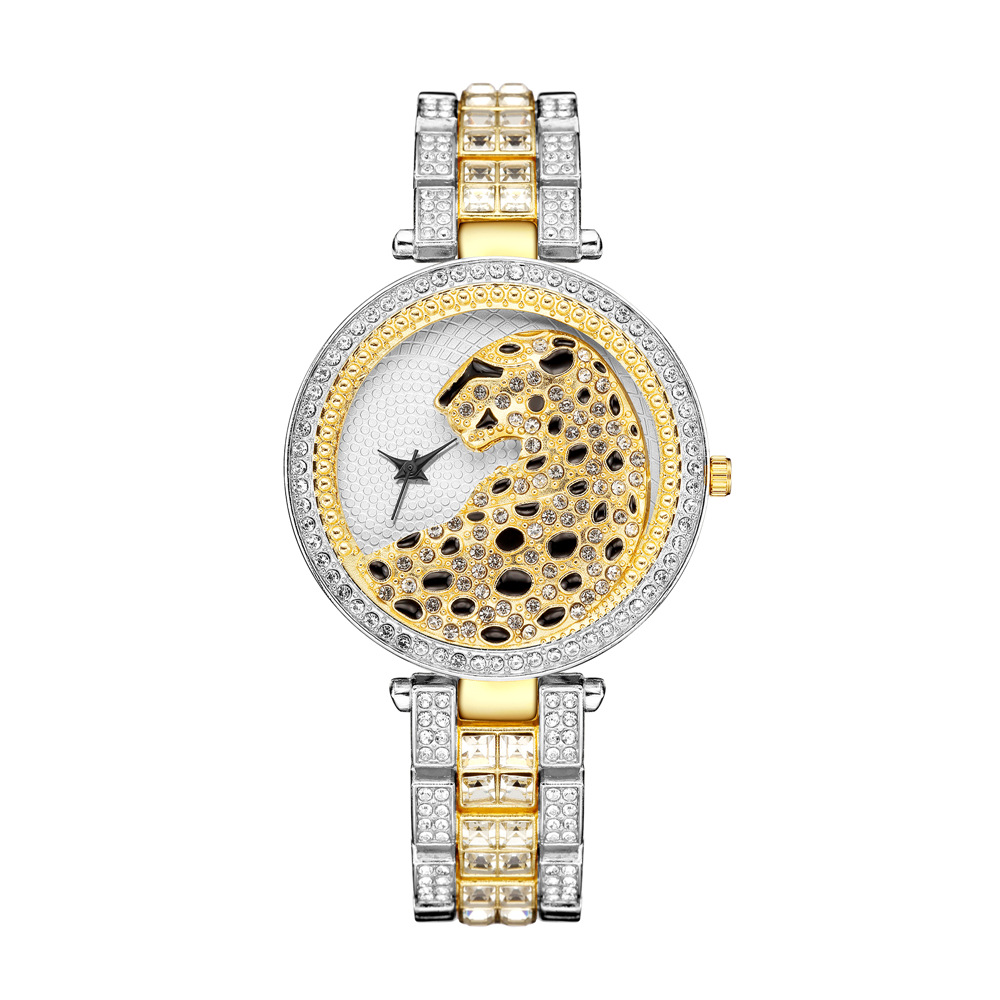 Montre De Mode Pour Femme En Acier Et Diamant display picture 6