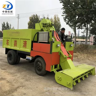 牛舍自走式清粪车 柴油动力清粪车 省力的粪便运输车