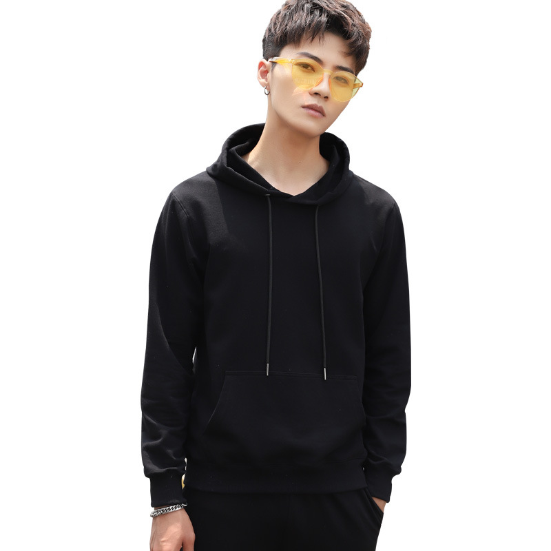(2개) 가을, 겨울 테리 벨벳 운동복 작업복 솔리드 컬러 빗질면 클래스 유니폼 라운드 넥 팀 작업복 긴 소매 로고 인쇄