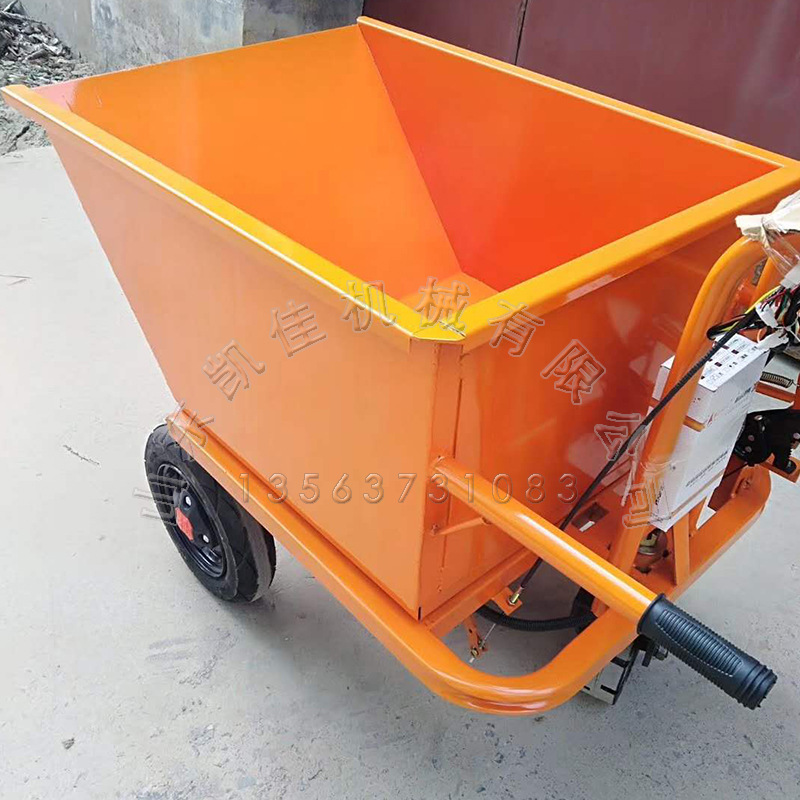 手掀自卸手推车 工地电动小推车 养殖场电动推车 电瓶小推车
