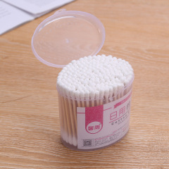 Cotton swabs 180 tubes ear-picking cotton swabs disposable makeup cotton swabs double-ended cotton swabs cotton swabs 2 yuan store stall