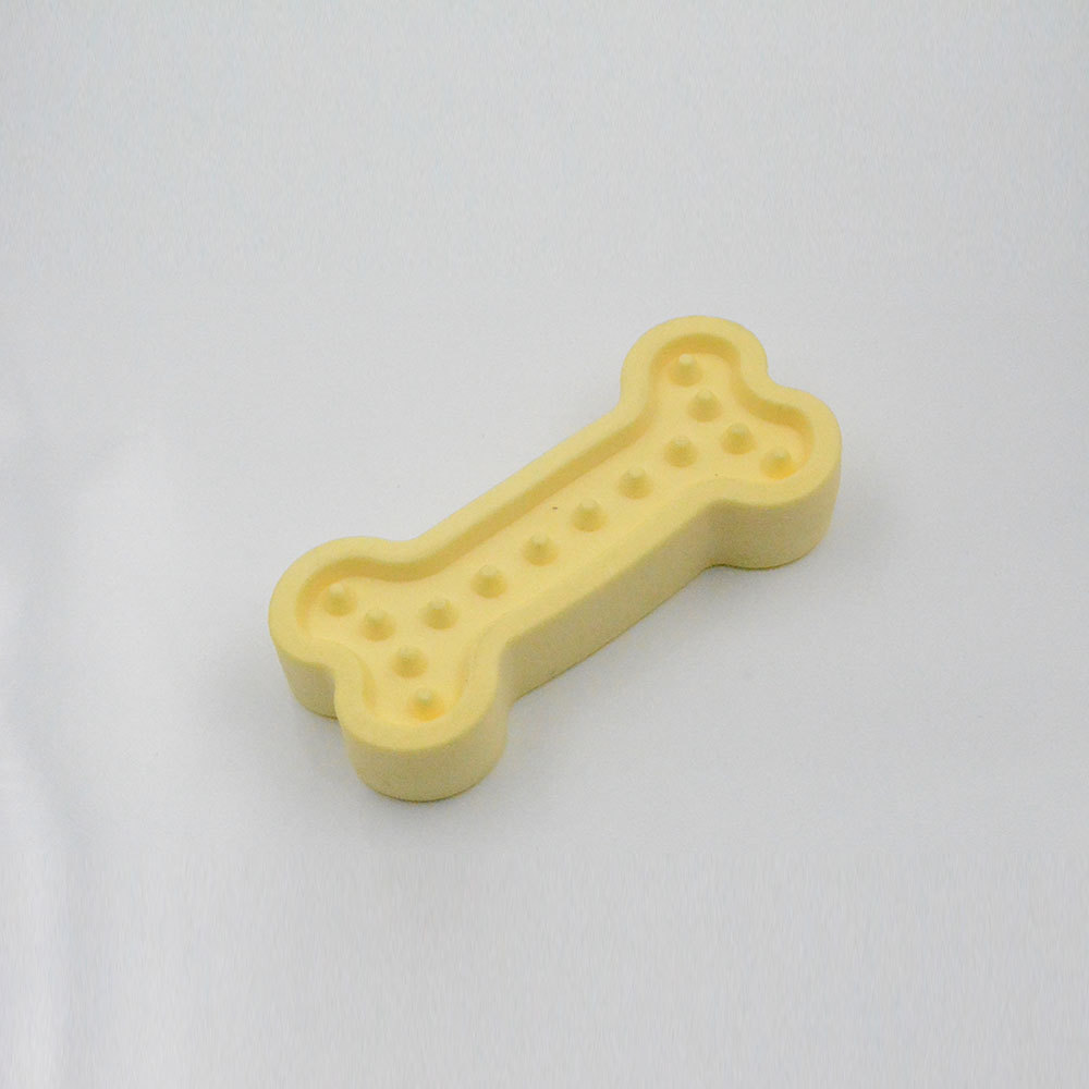 Juguete para mascotas TPR espuma de hueso de púas dientes resistentes a mordeduras de limpieza leche sabor dientes de molienda palo perro juguete suministro directo de fábrica