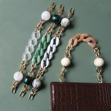 時尚巴洛克復古亞克力樹脂鏈 vintage裝飾包糖果色手提短鏈裝飾鏈