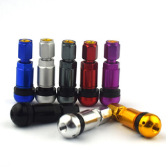 Car tire tubeless aluminum alloy explosion-proof valve round bottom 525TPMS tire pressure monitoring valve
