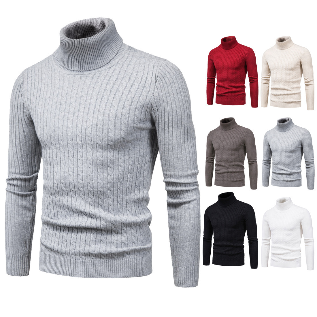 autumn knitted base body-friendly sweater