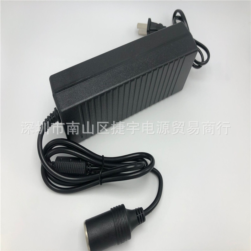 12V10A电源适配器 220V转12V120W点烟器车载电源转换器充气泵电源