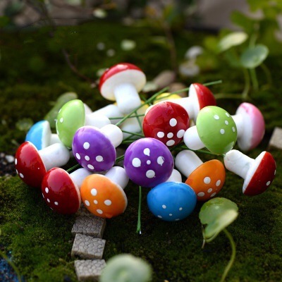 Moss Micro Landscape Ornament Large Foam Mushroom DIY Assembly Small Decorative Toy