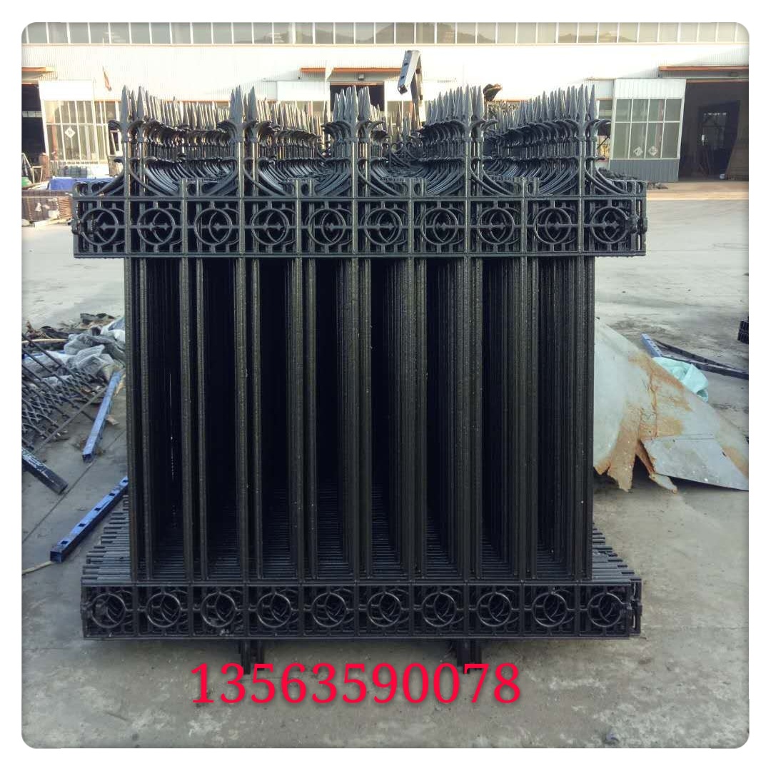 广东惠州普通铸铁围栏 铁艺栏杆 常州铸铁护栏   铸铁栅栏